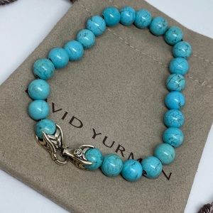 David Yurman Turquoise Spiritual Bead Bracelet